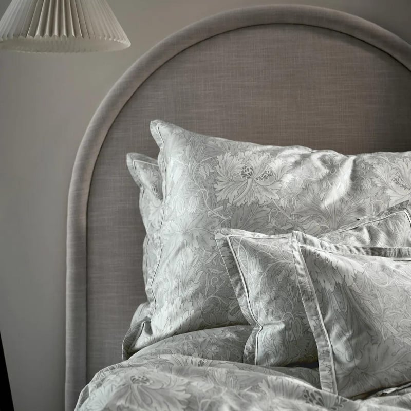 Honeysuckle & Tulip Pillow Case 50x60 grey Mille Notti 