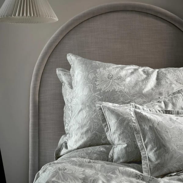 Honeysuckle & Tulip Pillow Case 50x60 grey Mille Notti 