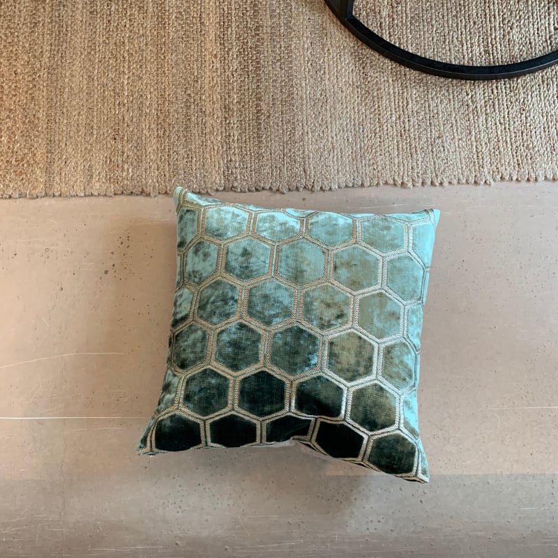 Manipur Cushion Cover 50x50 jade