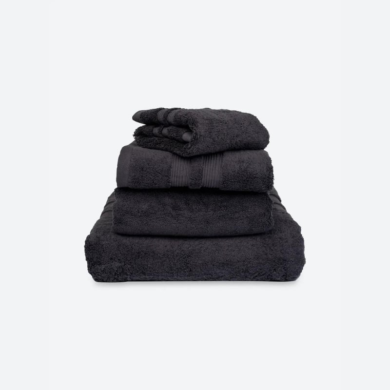 Fontana Towel 30x50 anthracite Mille Notti 