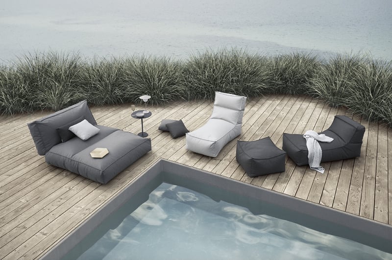 Lounger Stay S coal Blomus  — kuva 3