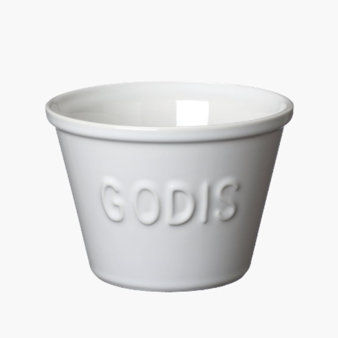 Godis kulho pieni valkoinen, Bruka Design — kuva 1