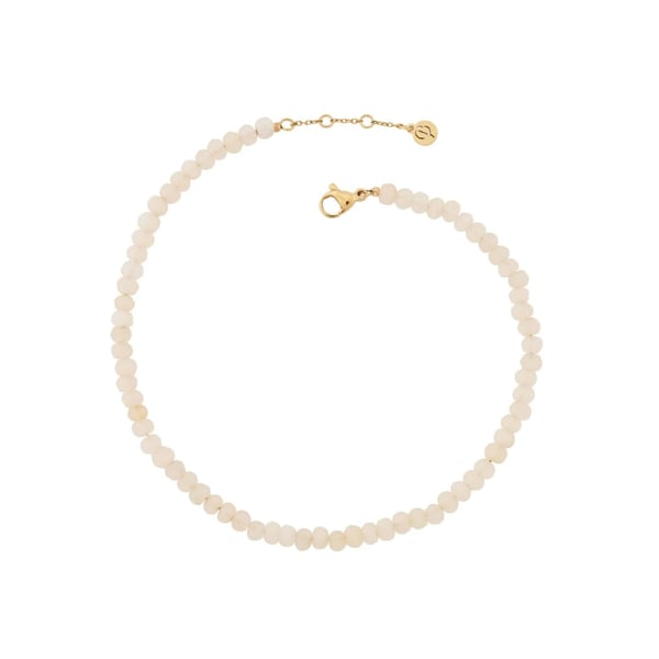 Summer Beads Anklet white gold Edblad 