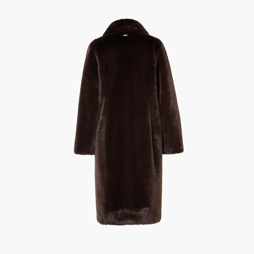 Coby Coat tekoturkistakki dark chocolate Beaumont  — kuva 2