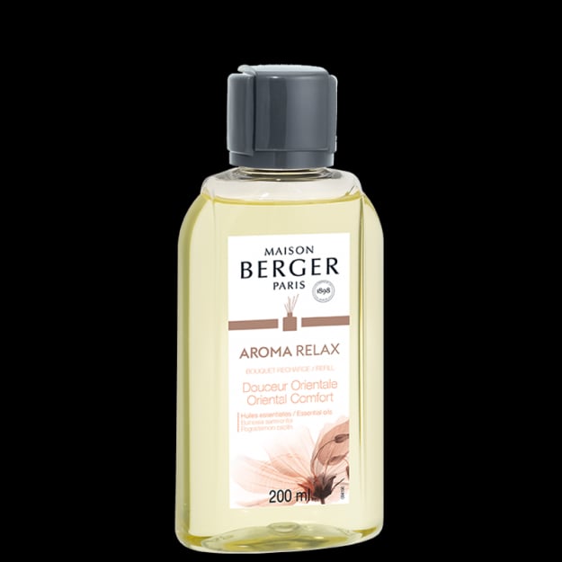 Aroma Relax Oriental 200 ml täyttöpullo huonetuoksuun Maison Berger