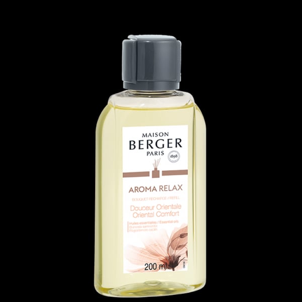 Aroma Relax Oriental 200 ml täyttöpullo huonetuoksuun Maison Berger