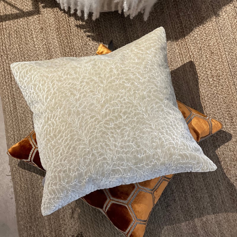 Cartouche Cushion Cover 50x50 linen