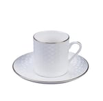 Nippon White Gold Rim Cup + Saucer Star — kuva 2