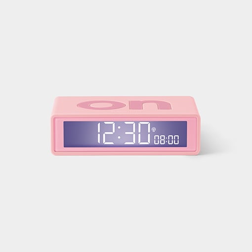Lexon Flip+ Alarm Clock pink 