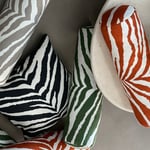 Zebra Cushion Cover 50x50 black  — kuva 4