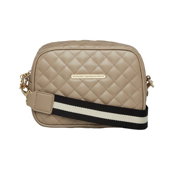 Linnea Harlequin Crossbody Bag taupe 