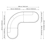 Sofa Björn L Boucle cream Eichholtz  — kuva 4