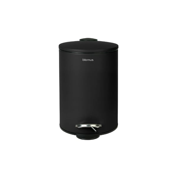 Pedal Bin black Tubo Blomus