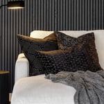 Laurel Diamond Cushion Cover dark brown 60x40 Artwood  — kuva 1