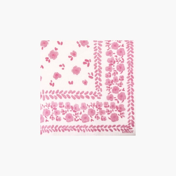Lautasliina Bandana Rose 20 kpl, 25x25 cm, Françoise Paviot
