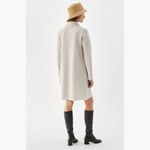 Lilli coat villaneuletakki silver birch, Busnel — kuva 4