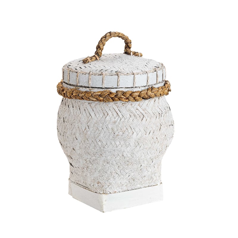 Davao Snake Basket S white Artwood