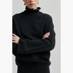 Neva Knit T-neck dark grey Second Female  — kuva 3