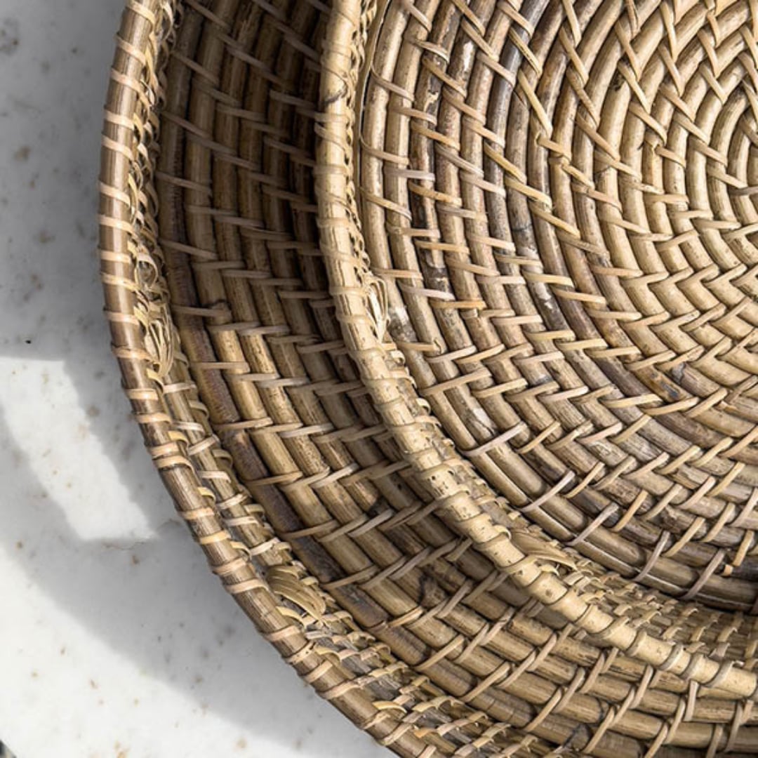 Amazon Round Tray M natural tarjotin Artwood  — kuva 2