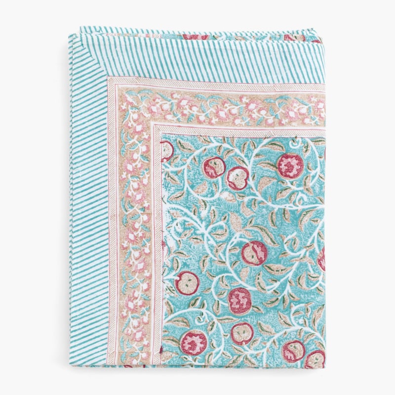 Apple Turquoise -pöytäliina 150x230cm, Chamois