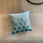 Manipur Cushion Cover 50x50 aqua — kuva 2