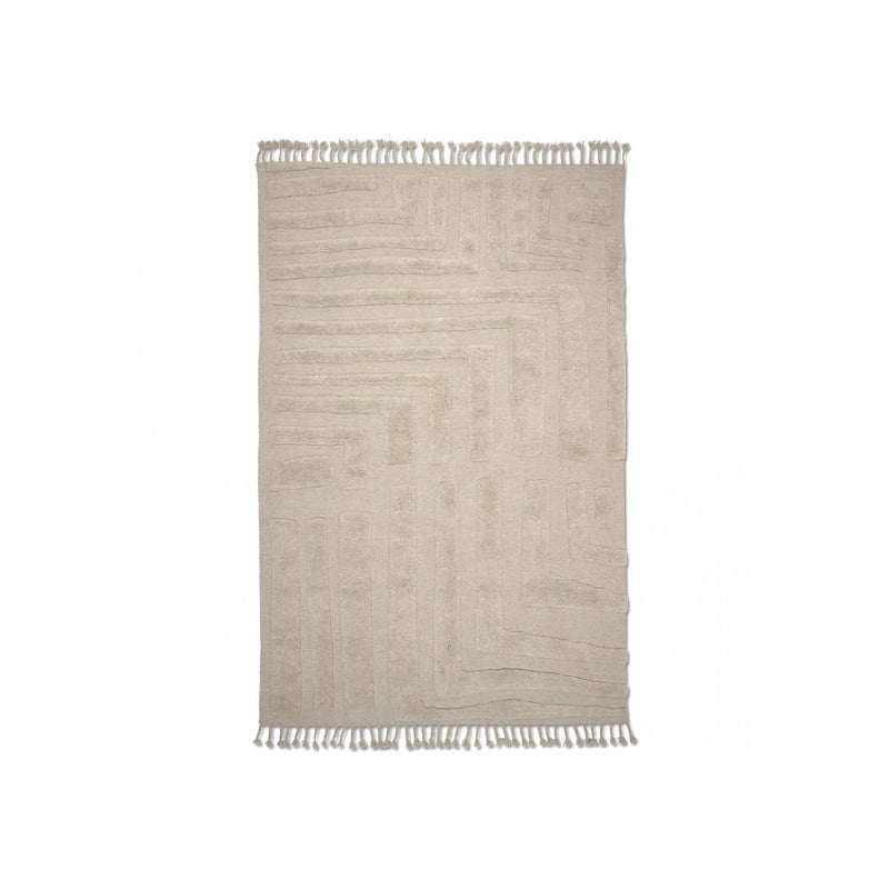 Field Carpet 170x230 natural beige Classic Collection 