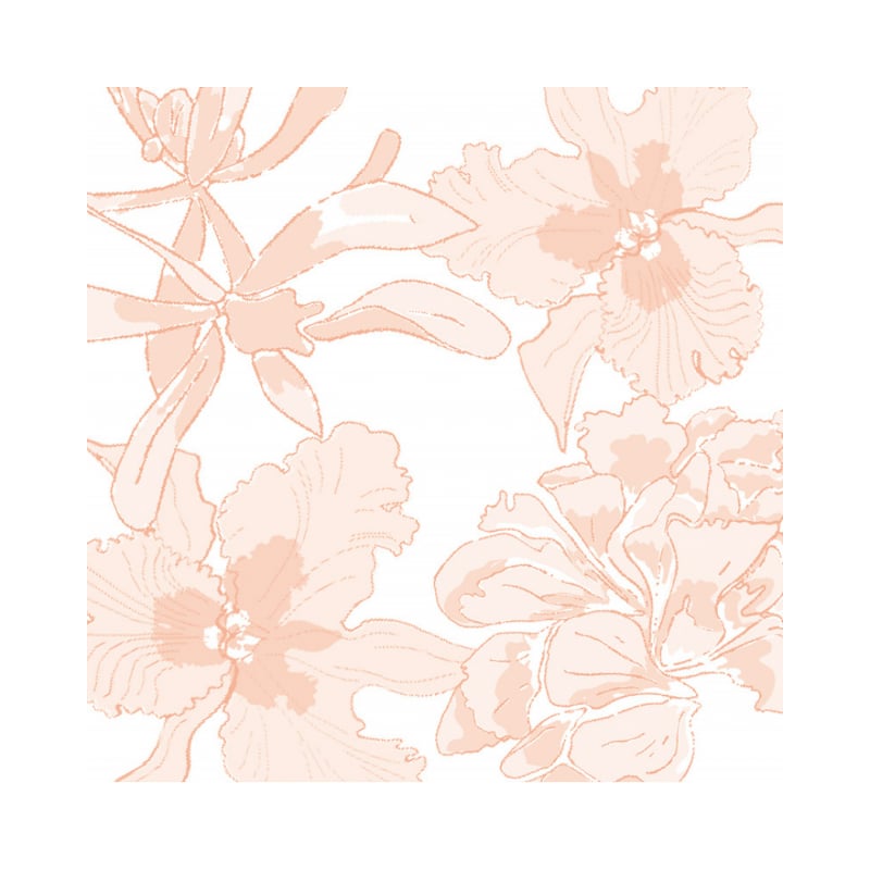 Lautasliina 20 kpl 40x40 Ethereal Flower rose Francoise Paviot