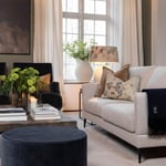 Lampunvarjostin Rosewood Flower Blue, Artwood — kuva 4