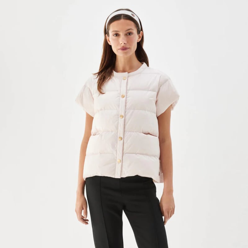 Indie short sleeved down vest liivi light rose, Busnel — kuva 4