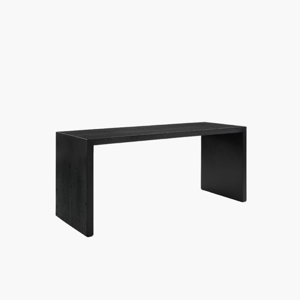 Hunter Pouf Side Table black oak Artwood 