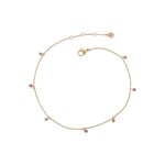 Summer Beads Chain Anklet pink gold Edblad  — kuva 1
