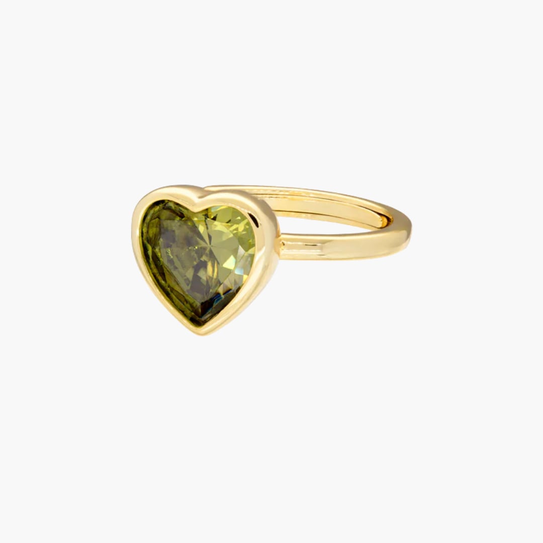 Sweethearts Green vihreä sormus, Annele — kuva 1