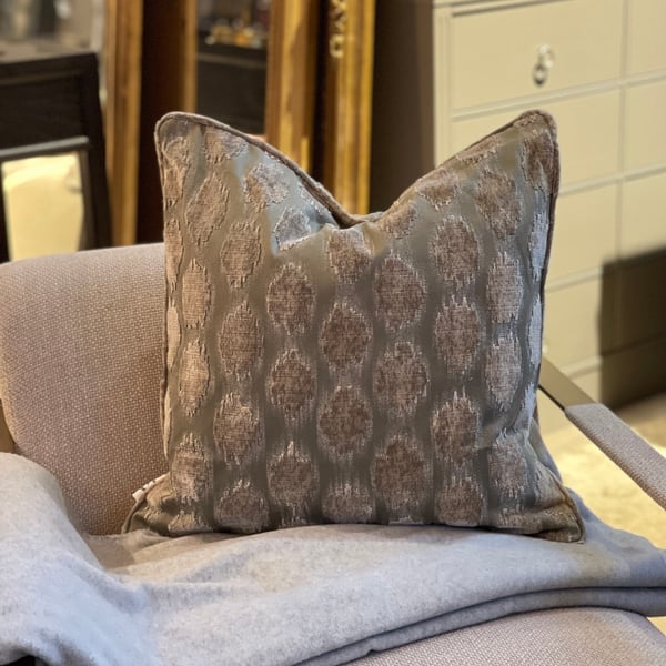 Ikat Dot Cushion Cover 50x50 sage 