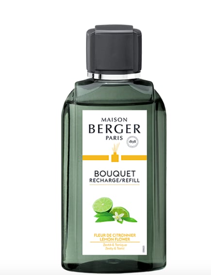 Lemon Flower 200 ml täyttöpullo huonetuoksuun Maison Berger