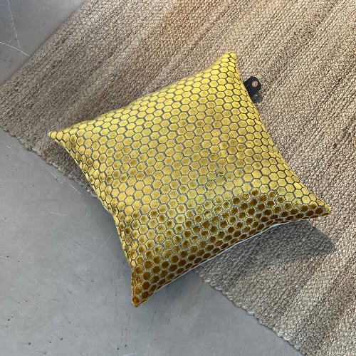 Jabot Cushion Cover 50x50 mustard 