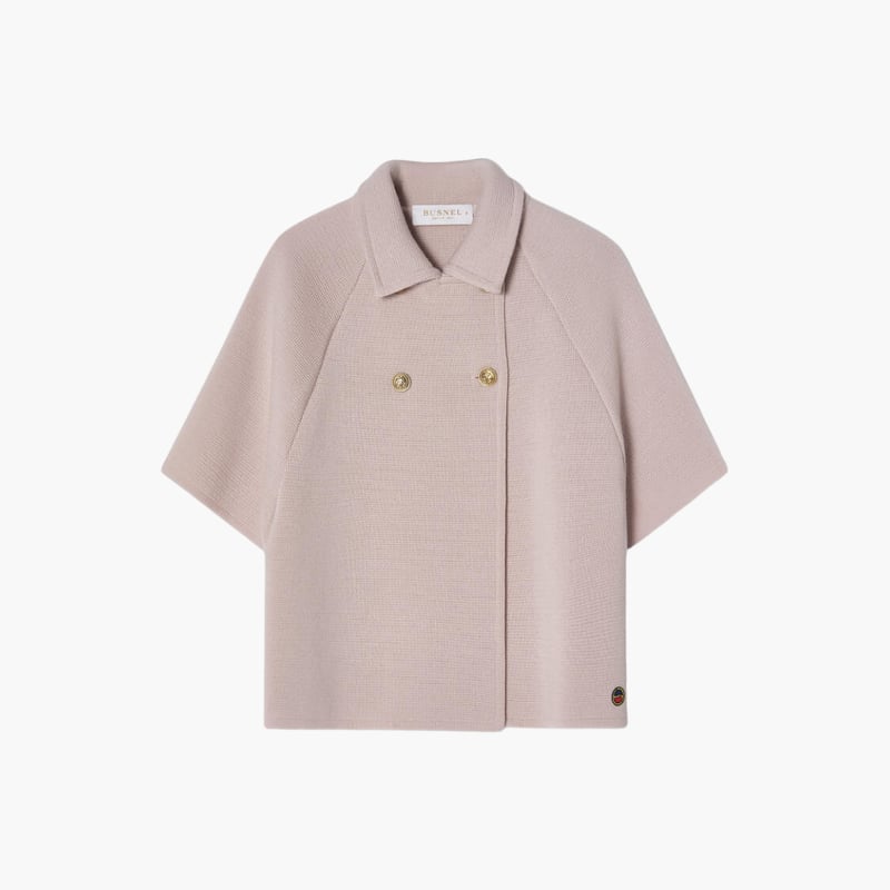 Gertrude cape short light rose, Busnel 