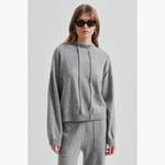 Lounge Knit Hoodie grey Second Female  — kuva 3