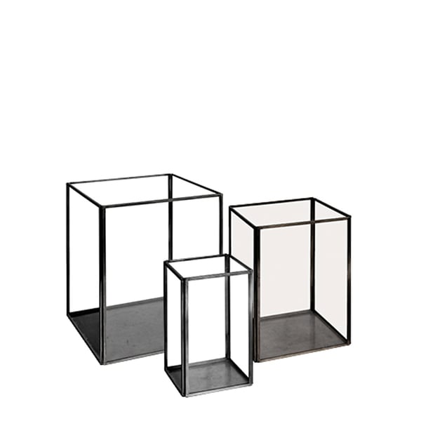 Lausanne Lantern Black L, Artwood