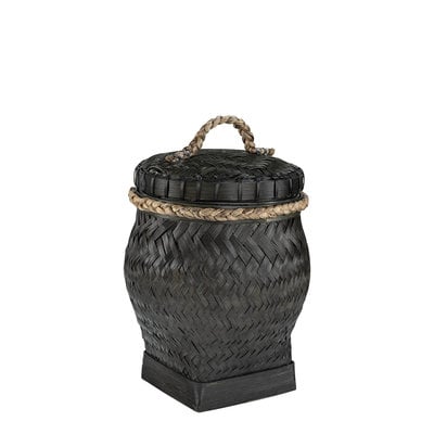 Davao Snake Basket S Black Artwood