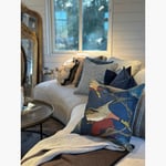 Flying Ducks tyynynpäällinen sininen, Mulberry — kuva 2