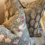 Ikat Dot Cushion Cover 50x50 sage  — kuva 2