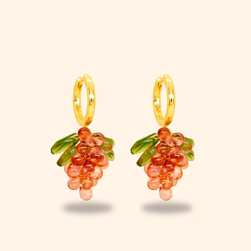 Raspberry Jelly Earrings Annele 