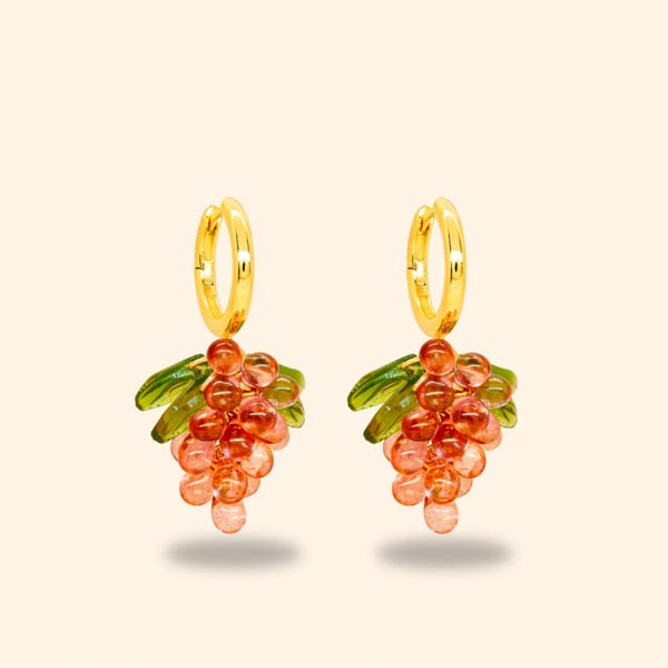 Raspberry Jelly Earrings Annele 