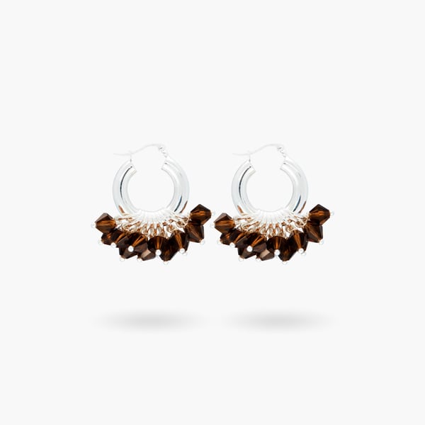 Chocolicious Earrings in silver Annele 