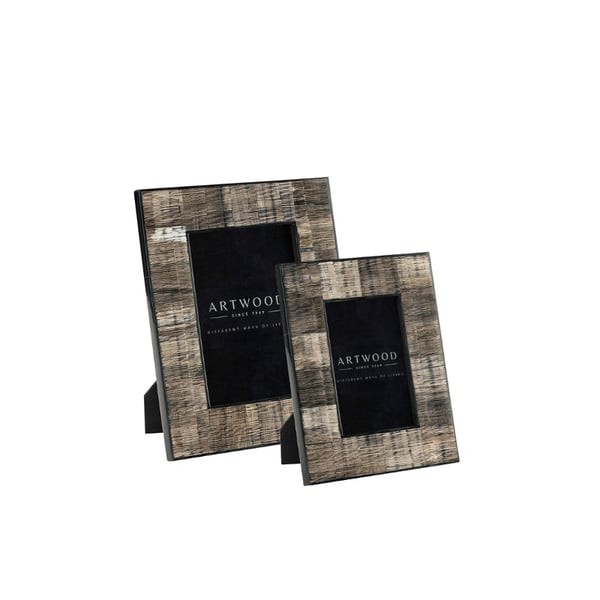 Avorio Photo Frame S Black/Brown, Artwood