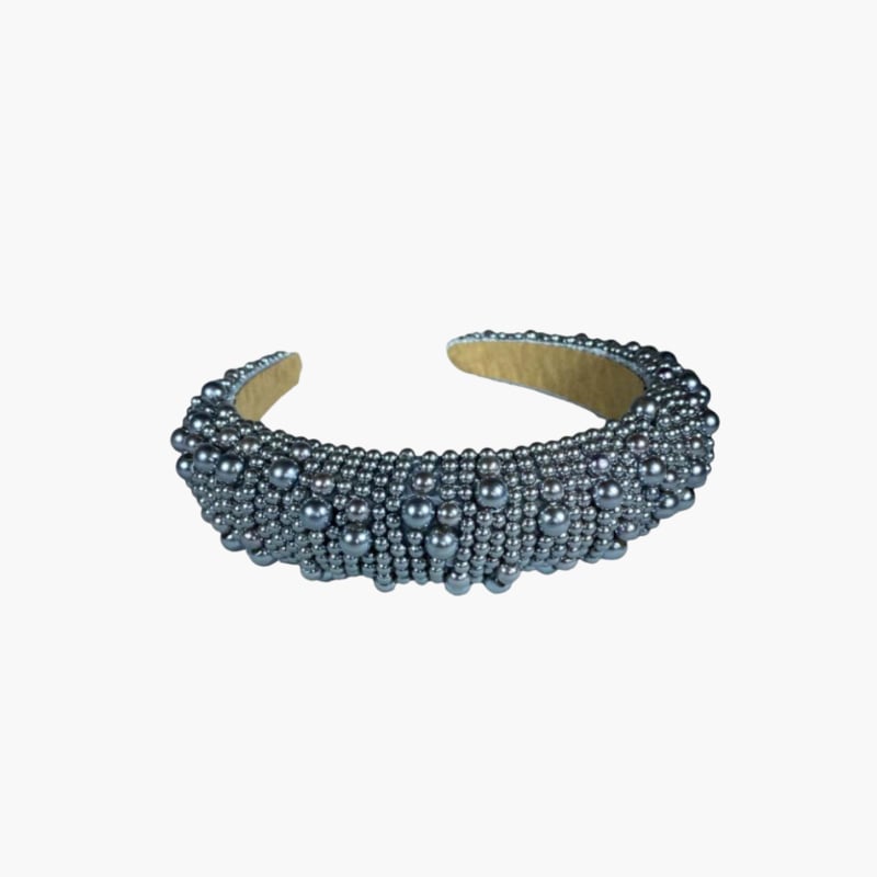 Pearl Headband frost grey 