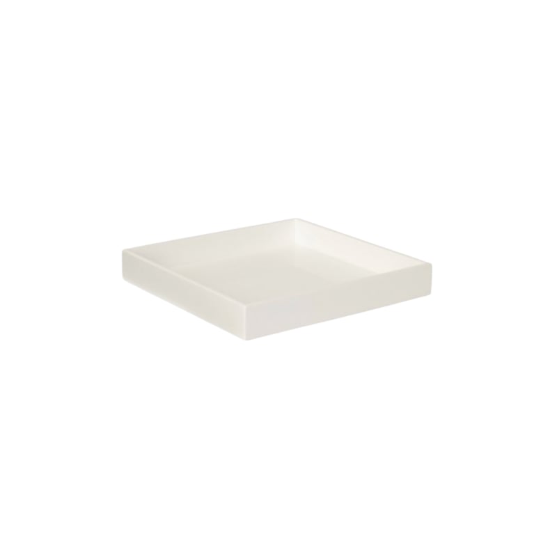 Lacquer Tray 20x20 white Oi Soi Oi 