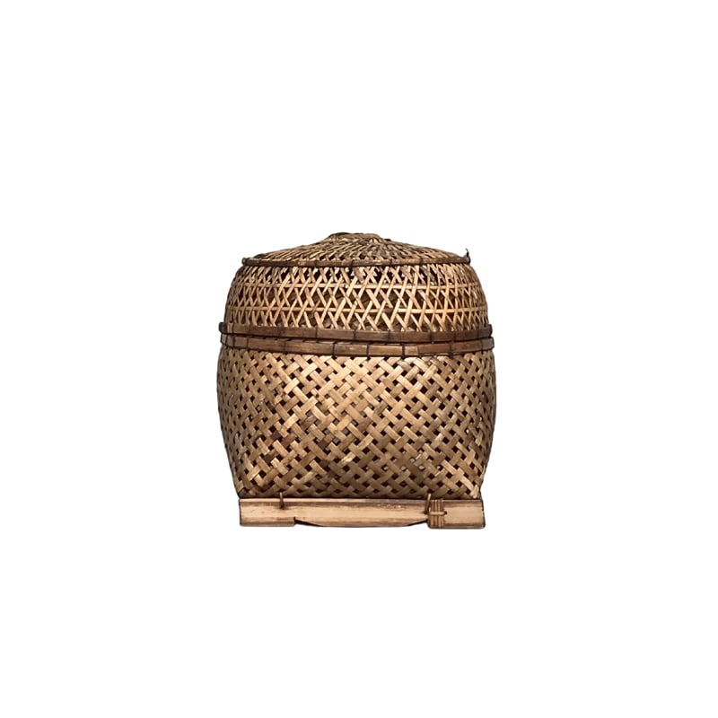Janina Rattan Basket brown Noori Objects 