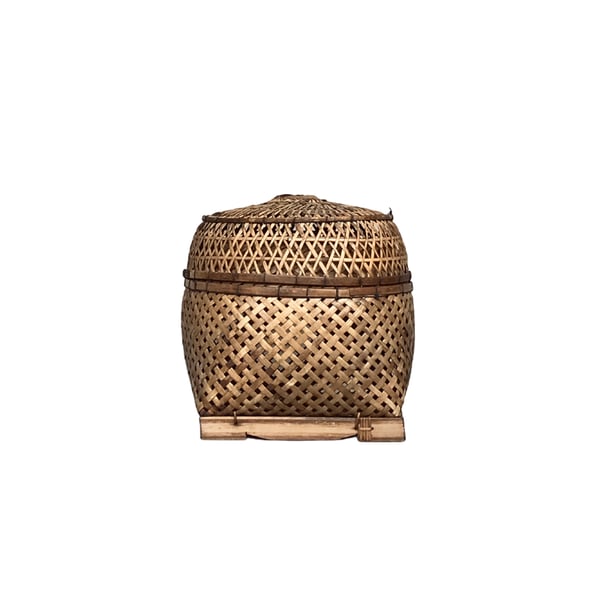 Janina Rattan Basket brown Noori Objects 