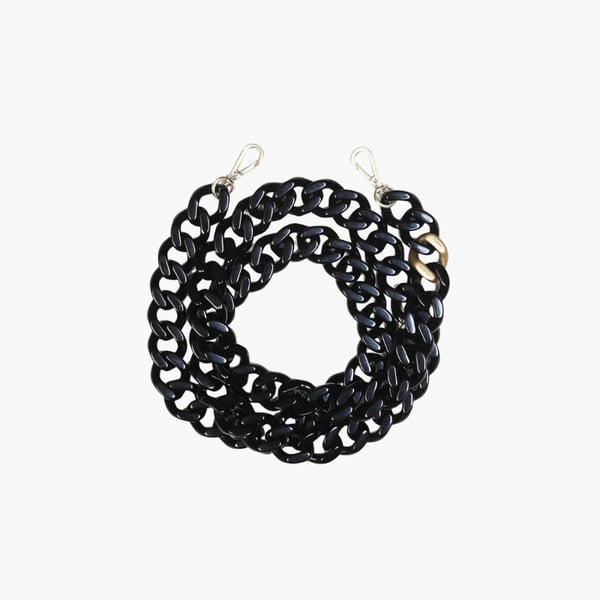 Zoe Phone Chain noir Louvini Paris 